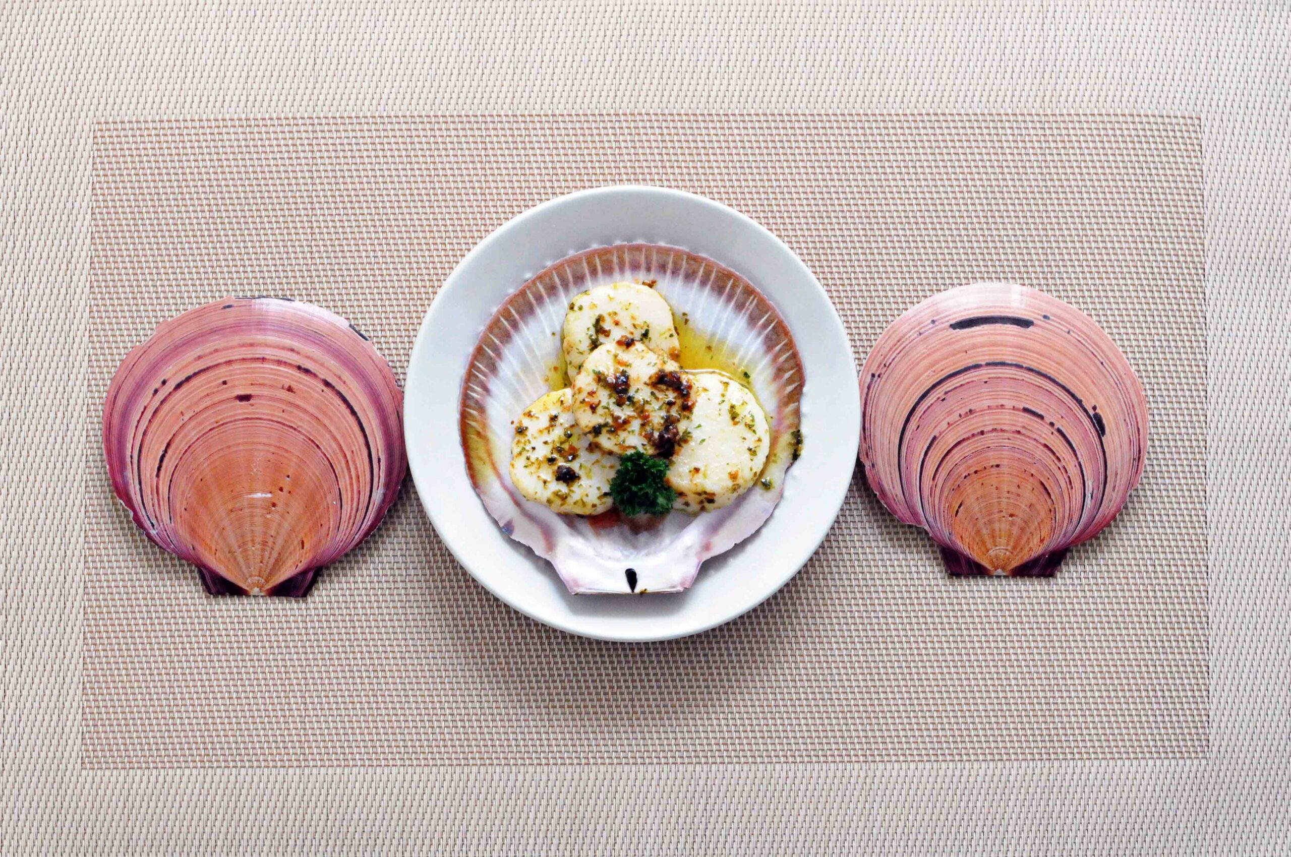 Scallops Seared in Lemon and Herbed Butter
