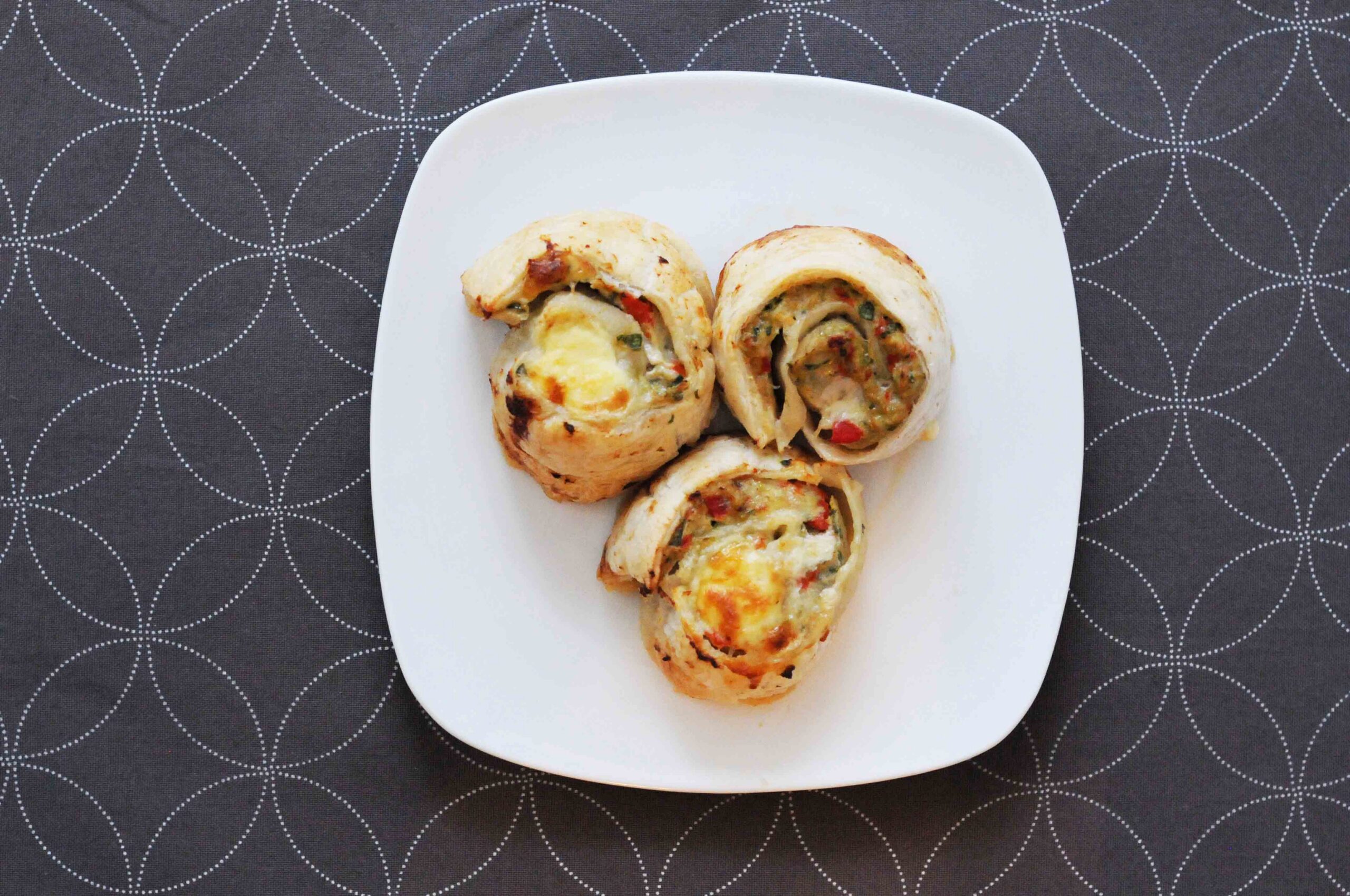 Greek Chicken Pinwheels