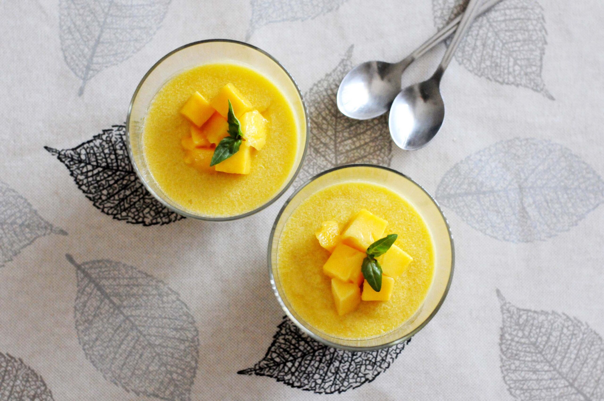 Mango Mousse Cups