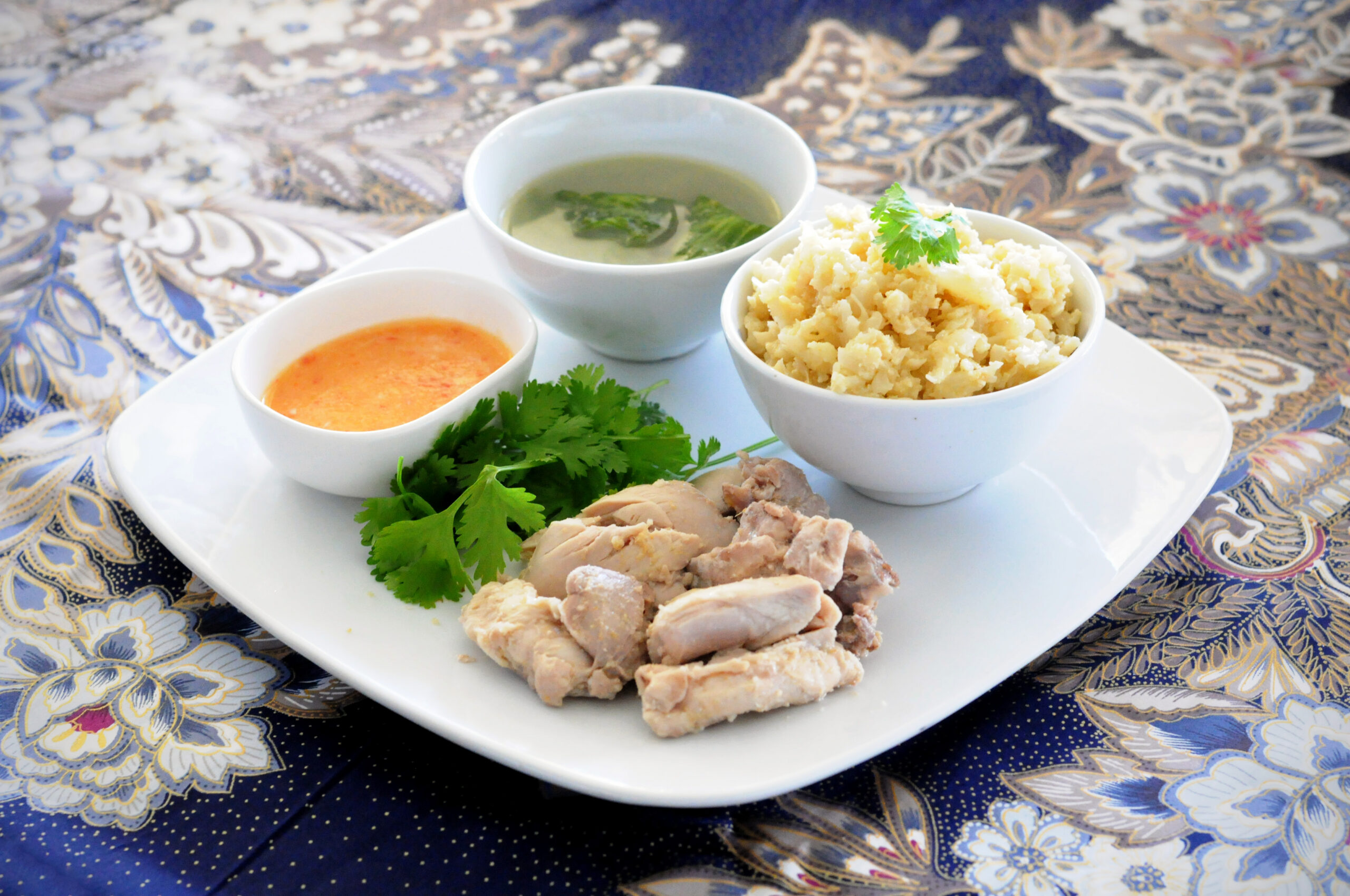 Hainanese Chicken Cauli-Rice